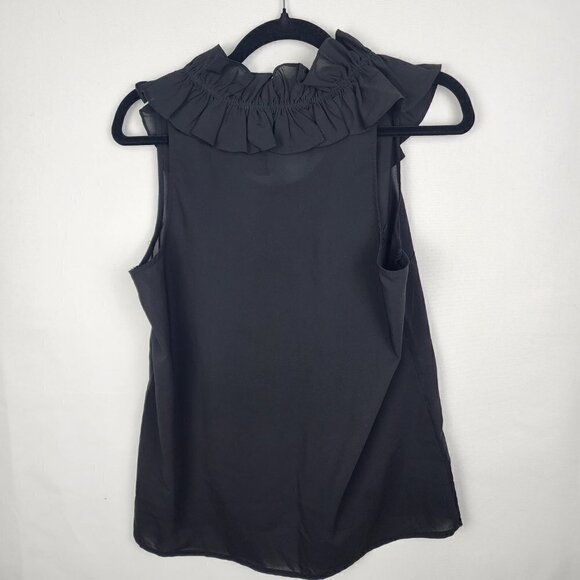 Pixley Beringer Ruffle Neck Top M - Picture 3 of 5